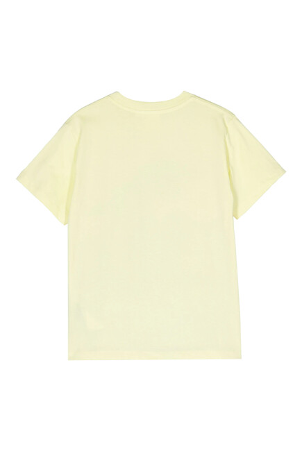 Kids Riley Volcano Dino Print Short Sleeves Cotton T-Shirt
