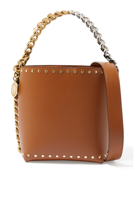 Frayme Studded Bucket Bag