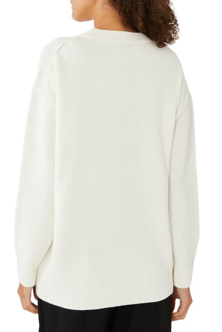 Embroidered Wool & Cashmere Jumper