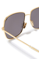  Rhinestone Triomphe Sunglasses