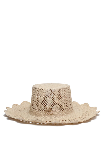 Cut-Out Straw Hat