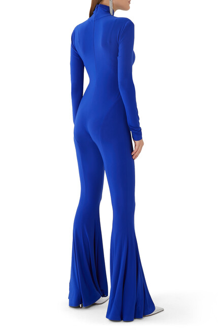 Turtleneck Fishtail Jumpsuit