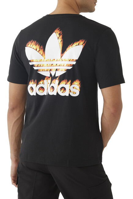 Graphics Fire Trefoil T-Shirt