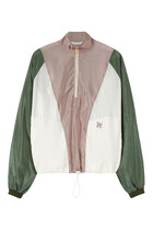 Monogram Color Block Anorak