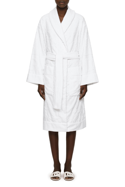 Terry Cotton Logo Bath Robe