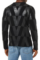 Macro Optical Valentino Print Sweater