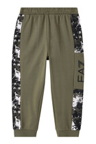 Kids EA7 Camo Detail Joggers