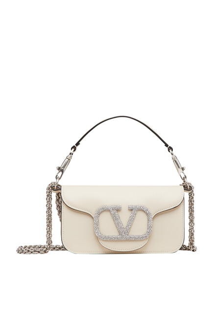 Valentino Garavani Locò Crystal Shoulder Bag