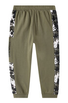 Kids EA7 Camo Detail Joggers