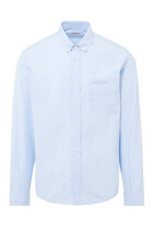 Valentino Garavani Long-Sleeve Pinstripe Cotton Shirt