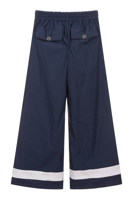 Kids Marine Wide-Leg Pants