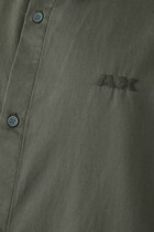 Button-Up Twill Shirt