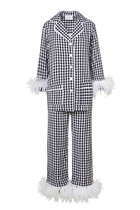 Gingham Check Pajama Set