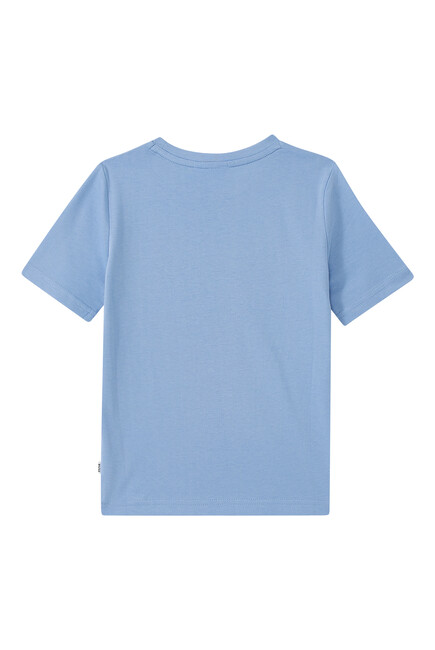 JB T-shirt SS w Logo:Blue:6Y