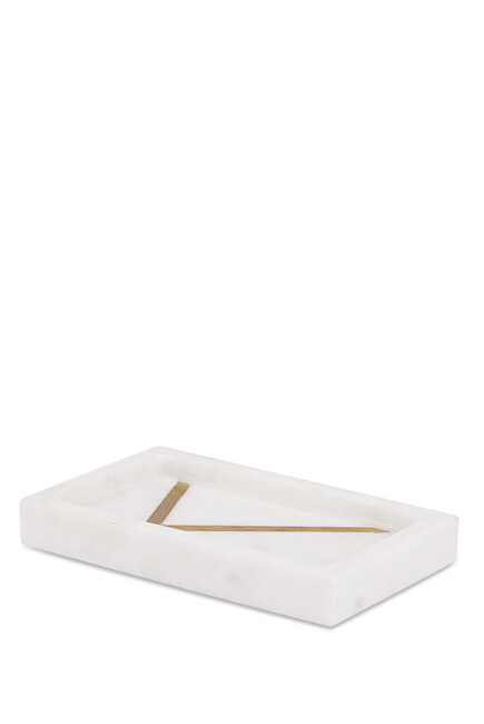 Marble Brass Soap Dish
