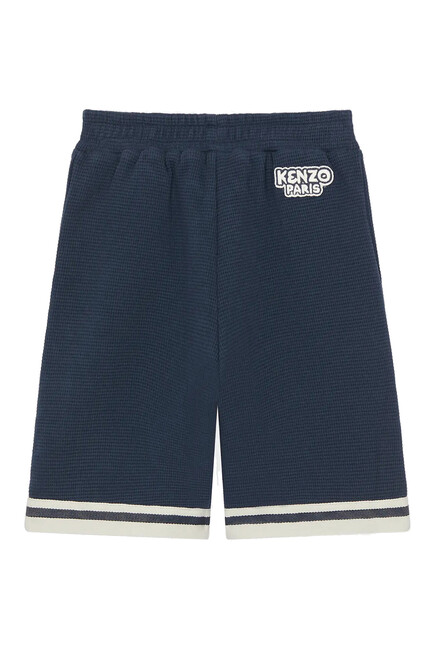 Kids Sailor Embroidered Bermuda Shorts