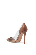 Leather & Plexi 105 Pumps