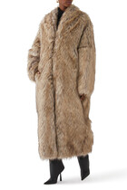Long Faux Fur Coat