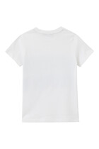 Logo & Monogram Print Cotton T-Shirt