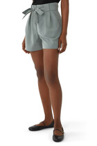 Tie-Waist Detail Shorts