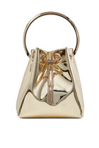 Bon Bon Gold Mirror Fabric Mini Bag