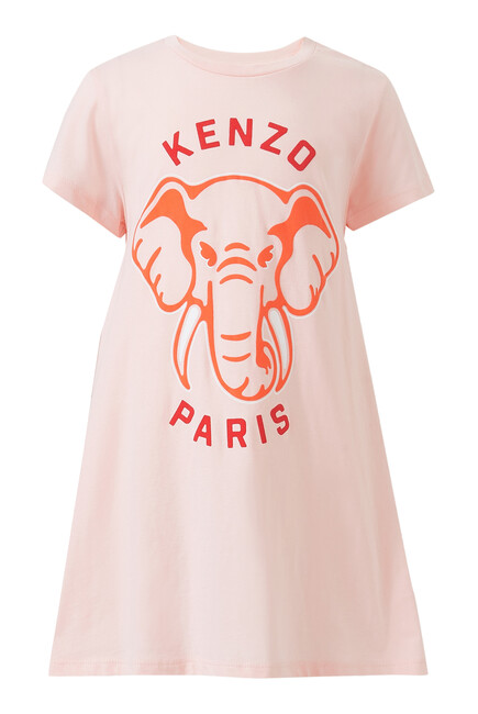 Kids Elephant Logo Dress