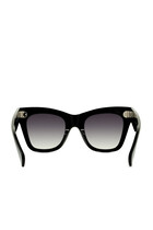 Rectangular Cat Eye Sunglasses