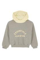 Kids Nylon Fleece Hoodie