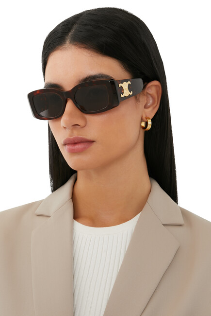 Maxi Triomphe Rectangular Sunglasses