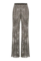 Rhinestone Mesh Pants