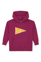 Kids Flag Logo Cotton Hoodie