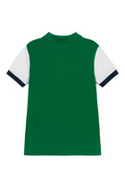 Kids Logo Cotton Polo Shirt