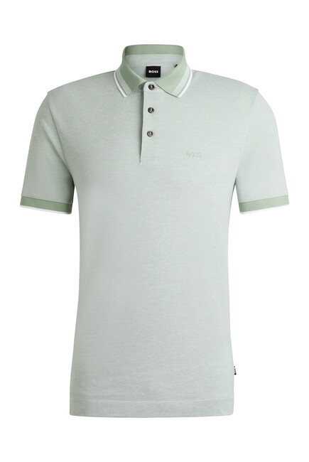 Oxford Cotton Piqué Polo Shirt