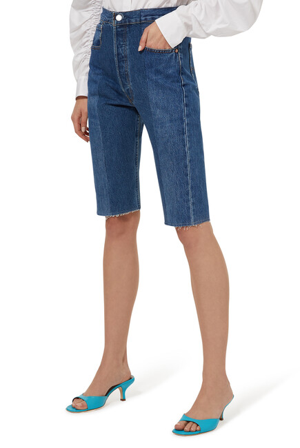 The Twin Denim Shorts