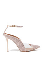 Malia 100 Crystal Plexi Pumps