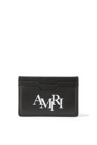 Printed Staggered Logo Card Holder