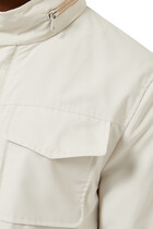 Hooded Wool-Nylon Field Jacket