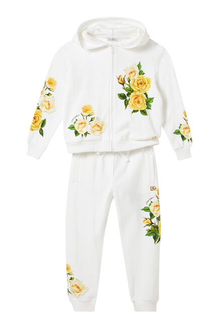 Kids Floral Jogging Pants