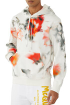 Floral All-Over Print Hoodie