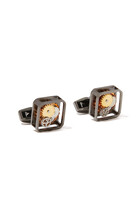 16GB USB Rhodium Cufflinks