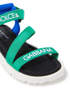 Kids Logo Strap Sandals