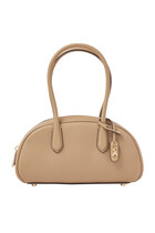 Lulu Small Pebbled Satchel Bag