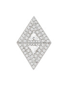 Crystal Diamond Shape Brooch