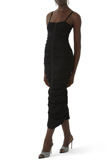 Ruched Midi Dress