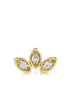 Marquis Trio Diamond Single Stud Earring