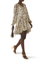 Chintz Billow Frill Mini Dress