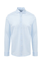 Light Blue Oxford Piqué Shirt
