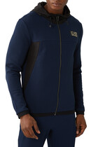 EA7 Gold Series Hooded Jacket