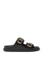 St Barths Two Strap Slides