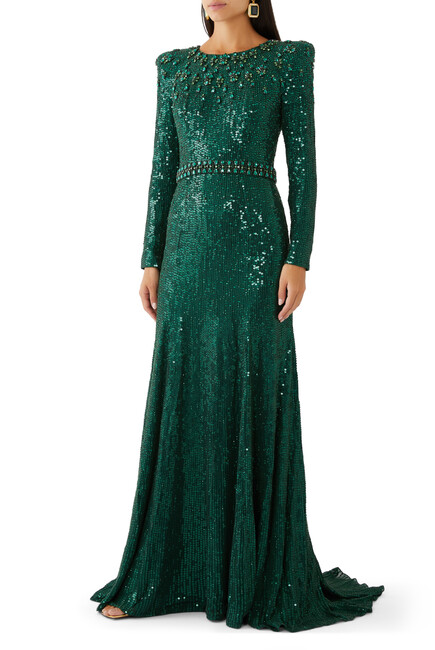 Georgia Long Sleeve Gown